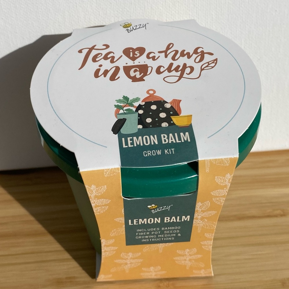 Buzzy “Tea is a Hug in a Cup” Lemon Balm Grow Kit
